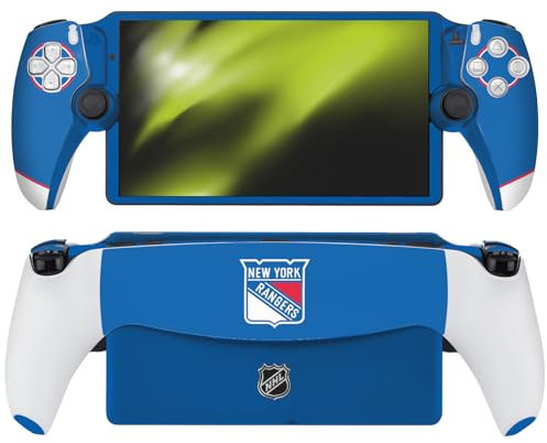Head Case Designs Offizielle NHL Einfach New York Rangers Vinyl Haut Aufkleber Abziehbild Abdeckung kompatibel mit Sony PS5 PlayStation PS Portal