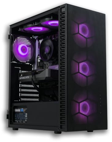 OVERCLOCKERS UK Gaming Mach 2 Pre-Built Gaming PC – AMD Ryzen 5 7500F, NVIDIA GeForce RTX 5060 Ti, 32GB DDR5, 1TB SSD, WiFi & Windows 11 Home