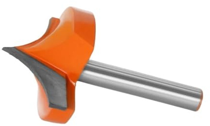 1 fresa de vástago 6 mm for tallado madera, broca punta redonda CNC, herramienta corte afilada carburo sólido(06)