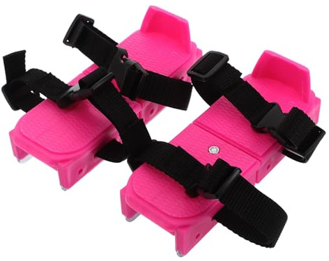 Abaodam Mini Pattini da Sci Regolabili per Bambini, Scarpe da Pattinaggio Sul Ghiaccio Supporto Stabile e Uso Versatile su Ghiaccio e Neve per Principianti negli Sport Invernali