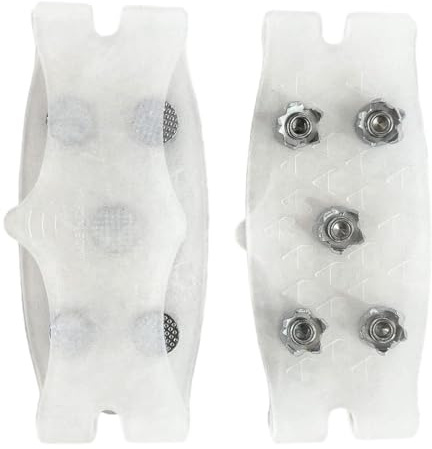 predolo 2 Stück 5-Zahn-Schnee-und Eiskrallen, Anti Rutsch Schuhspikes, Kletter-Antirutschspikes, 5-Krallen-Überschuhe für den Außenbereich, Wandern, Felsklettern, Angeln, Bergsteigen