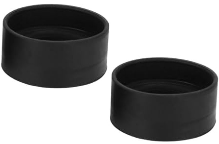 VILLFUL Protezione per Occhi Microscopio 2 Pezzi Conchiglie Oculari in Gomma Elastica Paraocchi per Telescopio Accessori per Microscopi Osservazione Confortevole