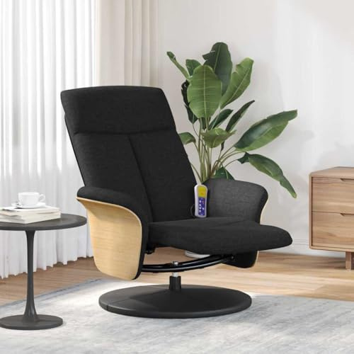 Sophrelle Silla de masajes reclinable Negro 79 x 87 x 104,5 cm Tela Negro,42018594