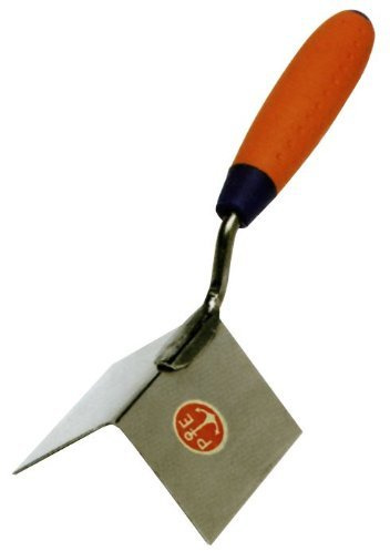 Frattone ad Angolo Esterno Acciaio Inox 100x125mm Pavan art. 853/IS Manico Gomma