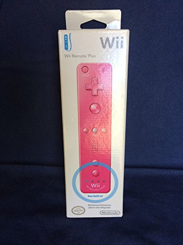 Manette Remote Plus pour Wii Nintendo RVLAWRPA Rose