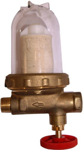 Oventrop 2122503 Heizölfi mit Rücklaufzuführung Oilpur DN 10, Filtereinsatz Filz 50-75 µm
