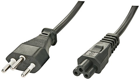 LINDY 30412 2m Schweizer Netzstecker an IEC C5