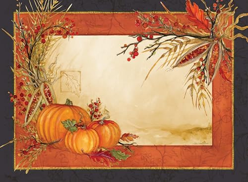 CounterArt Hardboard Placemat, Autumn Array, Set of 2