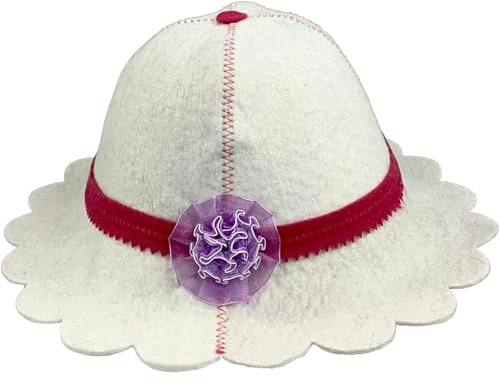 GMMH Einzigartiger Saunahut aus Wollfilz, Saunamütze mit witzigen Motiven für Damen und Herren, Filz Kopfschutz Saunakappe Filzkappe Mütze Filzhut Kappe Sauna, Finnische Sauna