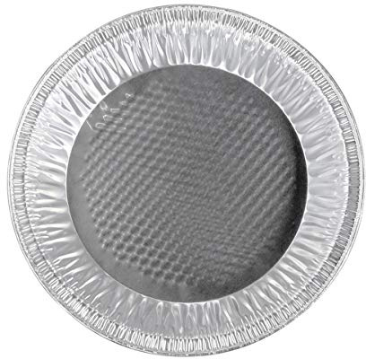 Handi-Foil 10 (Actual Top-Out 9-5/8 Inches - Top-In 8-3/4 Inches) Aluminum Foil Pie Pan - Disposable Baking Tin Plates (Pack of 50)