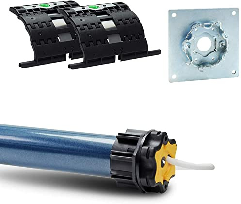 NOBILY Bundle bestehend aus Somfy Rolladenmotor Ilmo 2 50 WT 6Nm/12kg Zugkraft, inkl. 2 x Hochschiebesicherung Secublock rapid und Nobily Blendkastenlager