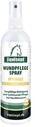 Equisept Wundpflegespray 250ml - Wundschutz für Pferde - Reinigung & Pflege - Blauspray Silberspray Pferd - Von Tierärzten empfohlen - Dopingfrei