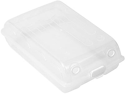 ulafbwur Scatola per scarpe con coperchio trasparente, fori di ventilazione visibili, impilabile, salvaspazio, resistente, contenitore per scarpe ventilato