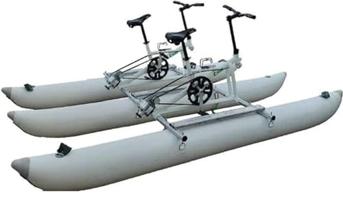 Aufblasbares Wasser-Fahrrad 2-Personen-Pedalboot zum Angeln und Wasserspaß – Genießen Sie das Schweben auf dem Wasser mit diesem zweisitzigen aufblasbaren Boot!