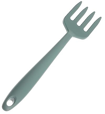 Cabilock Silicone-Sided Fork for Cooking Pasta Noodle Cooking Fork in Silicone Material for Stirring Dishes