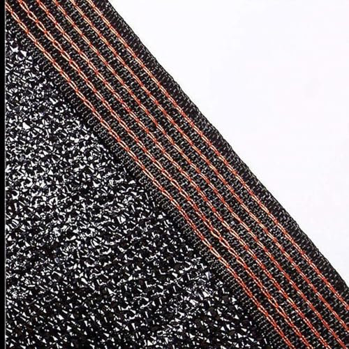 PanHuiWen Voile Ombrage Rectangulaire 4x6 Toile Ombrage ImperméAble sur Mesure Toile Impermeabile Filet D'Ombrage Tente D'Ombrage Filet Dombrage Noir,5x5m