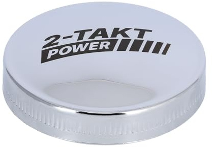 Tankdeckel 2-Takt POWER Chrom, ohne Schloss - für Simson S50, S51, SR50,