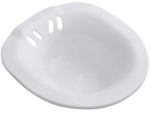 Hoement Sitzbad Kunststoff Klappbar Hockfreies Becken für Frauen Postpartale Pflege Toilettenaufsatz Geruchlos Leicht zu Reinigen Geeignet für Schwangerschaft und Senioren