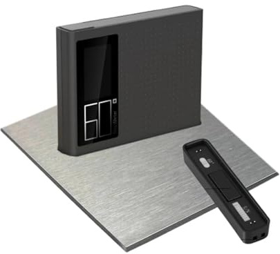 Medidor de brillo con calibración automática, tamaño tarjeta, for pintura automóviles, plástico, caucho, vidrio, herrajes, piedra, piso, azulejo, superficie