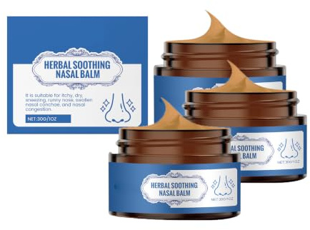 Nasal Spray,Spray Nasal Descongestionante,Hidratante y Protector de la Mucosa Seca e Irritada, con Algas Marinas y Ácido Hialurónico,30G*3PC