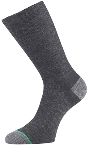 1 000 mile herr Walking strumpor Ultimate Lightweight Walkingsocks, svartgrå, L, 3195BL