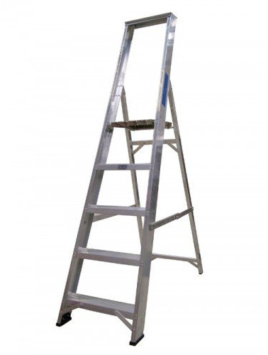 Heavy Duty Platform Stepladders - 5 Tread