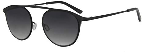 Hombres mujeres retro metal ultra ligero - Sin presión en la nariz Gafas de sol con protección UV (Tres colores para elegir)
