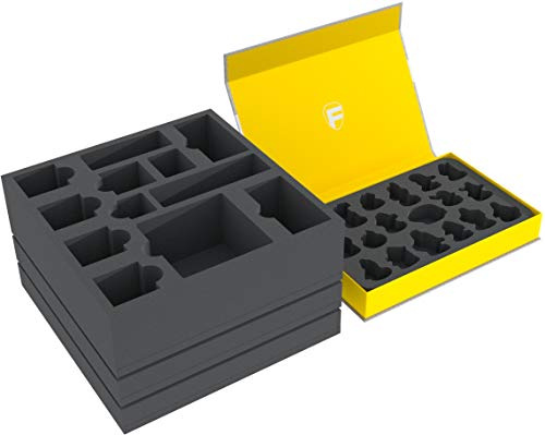 Feldherr foam set kompatibel med Gloomhaven brädspelslåda + magnetlåda kompatibel med miniatyrer