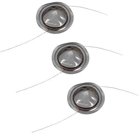 sourcing map 19 mm Hochtöner Schwingspule Audio Lautsprecher High Tone Silk Dome Hochtöner Zubehör 3 Stück