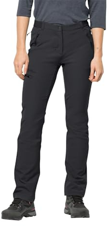 Jack Wolfskin Damen Geigelstein Pants Wanderhose, Schwarz, 42 EU