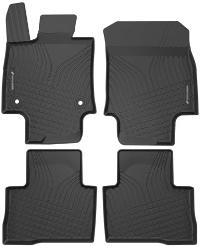 WALSER Premium Fussmatten Auto für Toyota RAV 4 V 2018-Heute, Suzuki Across 2020-Heute, 100% passgenaue Gummimatten Auto - Made in EU, robuste Fußmatten Auto, Auto Fußmatten, Fußmatte Auto