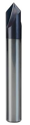 1pc Fasenfräser 60 90 120 Grad Hartmetall Fasenfräser Entgraten Kanten Fräser 3 Flöten CNC Schaftfräser(10xD10x75Lx90d)