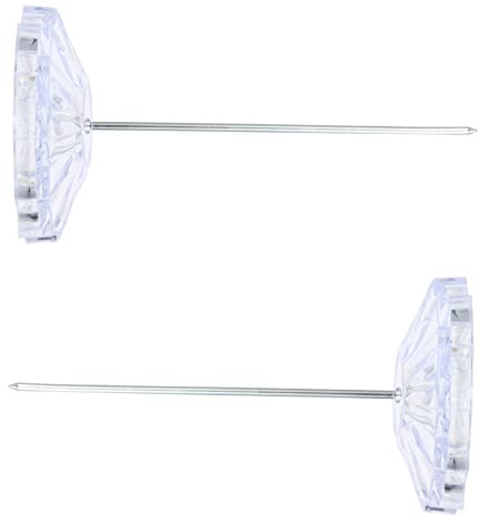 JEWEDECO Soporte para Cheques y Notas de Plástico Base Redonda, 2 Piezas Ideales para Oficina y Material de Papelería