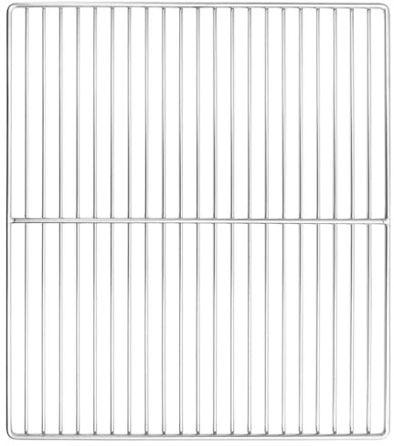 vidaXL Grille de barbecue Argenté 45 x 40 cm Acier inoxydable, Jardin et terrasse, grille moderne en acier inoxydable, surface de cuisson rectangulaire, nettoyage facile, résistant à la rouille