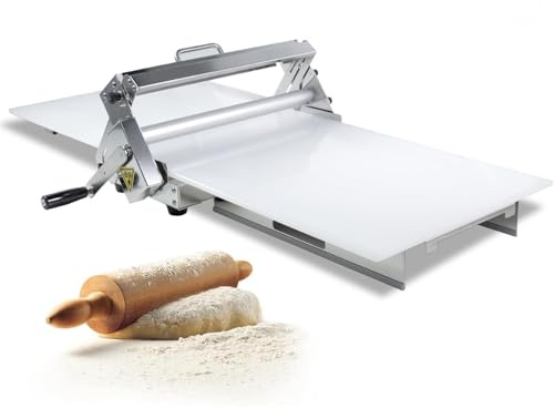 Sfogliatrice Pieghevole Pasta, Sfogliatrice Manuale In Acciaio Inox Da 12/15, Sfogliatrice Da Banco, Impostazioni Spessore Regolabili, Per Preparare Pasta Sfoglia Per Pasticceria,RS101