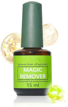 UV Gel Polish Remover | Schnelles Entfernen Von Gellack Flüssigkeit | 15ml Effektives Nagelpflege Produkt für Frauen Mädchen Nageldesignerinnen Salonbedarf