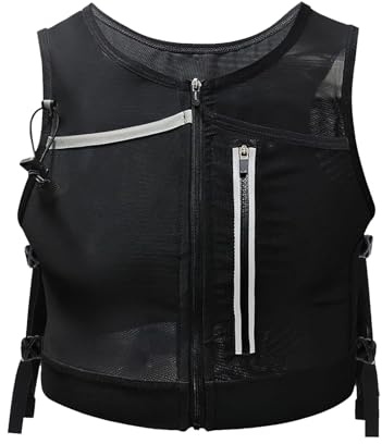 Chaleco de Running para Hombre,Bolso Deportivo Pechera para Exteriores | Mochila Hidratación Ergonomica para Correr Montar Bicicleta Nocturno Senderismo Escalada Campamento