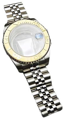1 Pieza de 40 mm NH34 35 36 38 Movimiento GMT/Sub Caja Cristal Zafiro 8205/15 Piezas Repuesto for Reloj 28,5