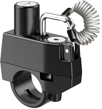 Candado para Casco de Moto para Kawasaki Ninja 250 300 400 650, Bloqueo Multifuncional con Llaves, Protege tu Casco y Compatible con la Mayoría de Motos de Forma Segura