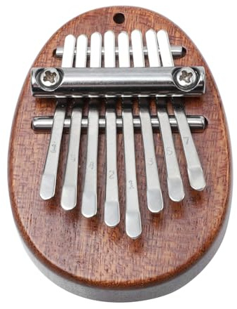 ELAYARD Daumenklavier mit 8 Tasten Leichtes und Tragbares Fingerklavier mit Edelstahl für Anfänger und Profis Präziser Ton für Unterwegs