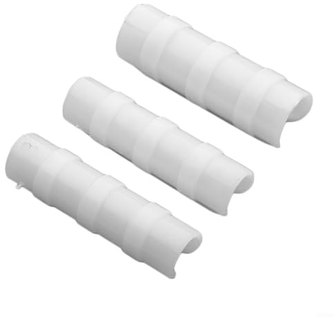 BEYOEE 50 Pcs Garden Buildings Tube Clip, Plastic Snap Clamps for Greenhouse Frame PVC Pipe Tube Film Clip, Garden Farm Greenhouse Tools(25mm 1in),19mm 0.75in