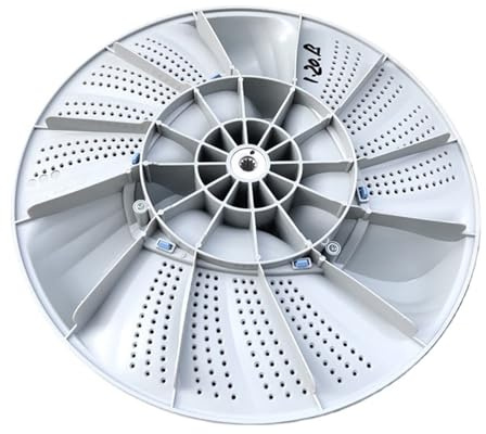 Placa Giratoria De Onda De Hoja De Agua for Lavadora TB90 TB80 TB80/90-6288DC Pulsador 11 Dientes 37,8 Cm, Compatible Con Sello De Puerta De Repuesto LG(TB80)