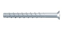 Fischer betongskruv FBS 4 x 40 10/5 kabelklämskruv, galvaniserat stål, snabb montering i betong och murverk, perfekt för elektriska och SHKL-installationer, 200 stycken