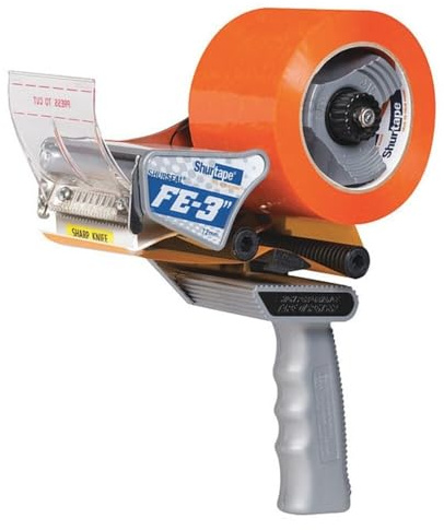 Shurtape 903251 FE-3 Folded-Edge 3 Hand Tape Dispenser for Manual Case Sealing Applications