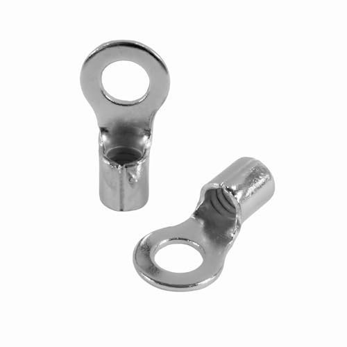 25 x Ringkabelschuhe 6-10mm², M6 unisoliert Ringschuhe Kabelschuhe