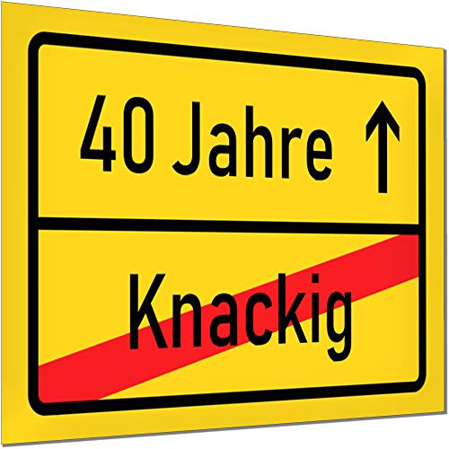 KAVARO 40 Geburtstag Geschenk oder Deko - Geschenke zum 40. Geburtstag Männer und Frauen