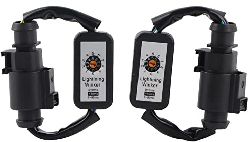 Qqmora Auto Dynamische Blinkermodul LED R¡§1cklichter Dynamische Blinker Adapter Kabelbaum Blinker Modul Kits Wasserdicht Fit S5 B8.5 B9 2012-2019,Auto au?erhalb des Lichts,R¨¹cklicht