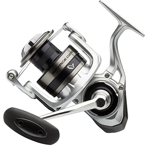 Savage Gear SGS6 8000 FD Rolle - Spinnrolle zum Spinnfischen & Pilken, Stationärrolle zum Meeresangeln, leichte Pilkrolle