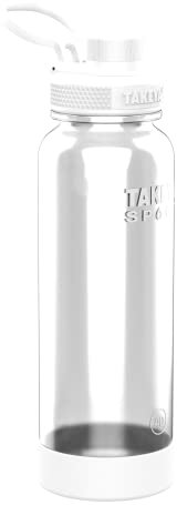 Takeya Tritan Sport Water Bottle with Spout Lid - BPA-Free & Dishwasher-Safe Water Bottle - Reusable Bottle with Lid Handle - Simple Leak-Proof Water Bottle - 40 oz, Extreme Air