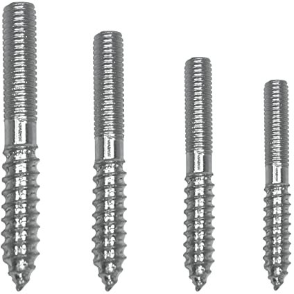 Stockschrauben - Stahl verzinkt - Gewindestifte mit TX (M10 x 80 mm, 25)